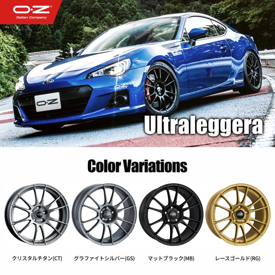 OZ Racing OZ ULTRALEGGERA 17x7.5J 5/100 +48 RG レースゴールド 新品