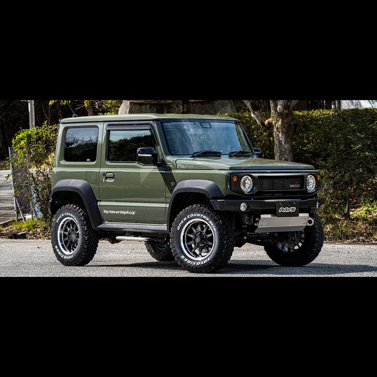 RAYS RAYS A-LAP A-LAP-J 16x6.0J 5/139.7 +5 BD ブラック/リムDC 新品