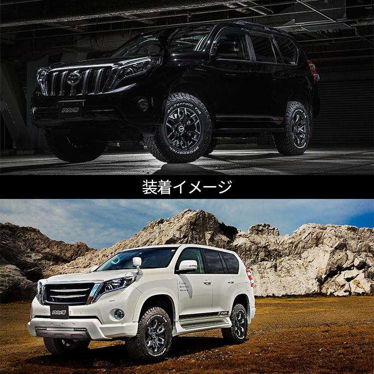 RAYS RAYS TEAM DAYTONA FDX F6 18x8.0J 6/139.7 +20 B8 ブラック