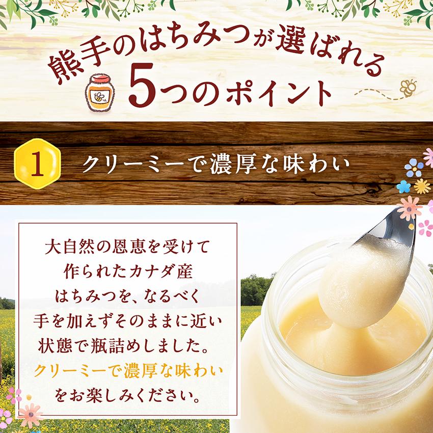 熊手のはちみつ はちみつ カナダ産 蜂蜜 1.2kg（結晶タイプ）純粋蜂蜜