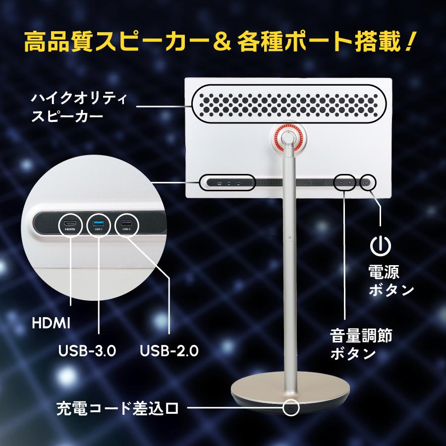 Adget Alternative 32inch スタンド付き大画面タブレット モニター 4K