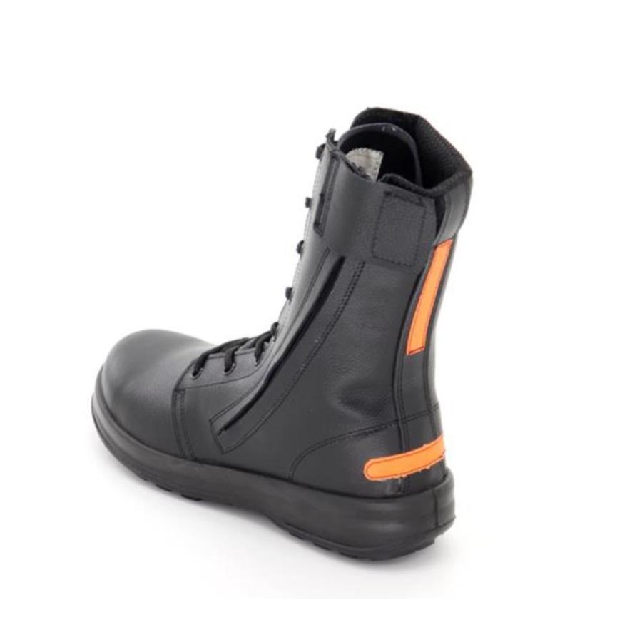 シモン 安全靴 WS33 静電靴消防 長編上チャック付き 踏み抜き防止板