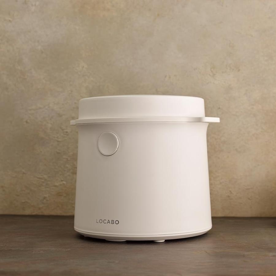糖質カット White LOCABO ロカボ 炊飯器 JM-C20E-W ホワイト 炊き2合