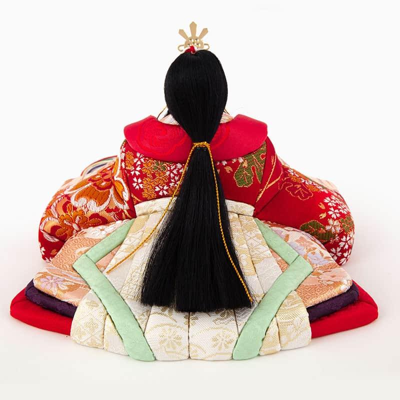 雛人形 コンパクト 一秀 ひな人形 木目込人形飾り 五段飾り 十五人飾り