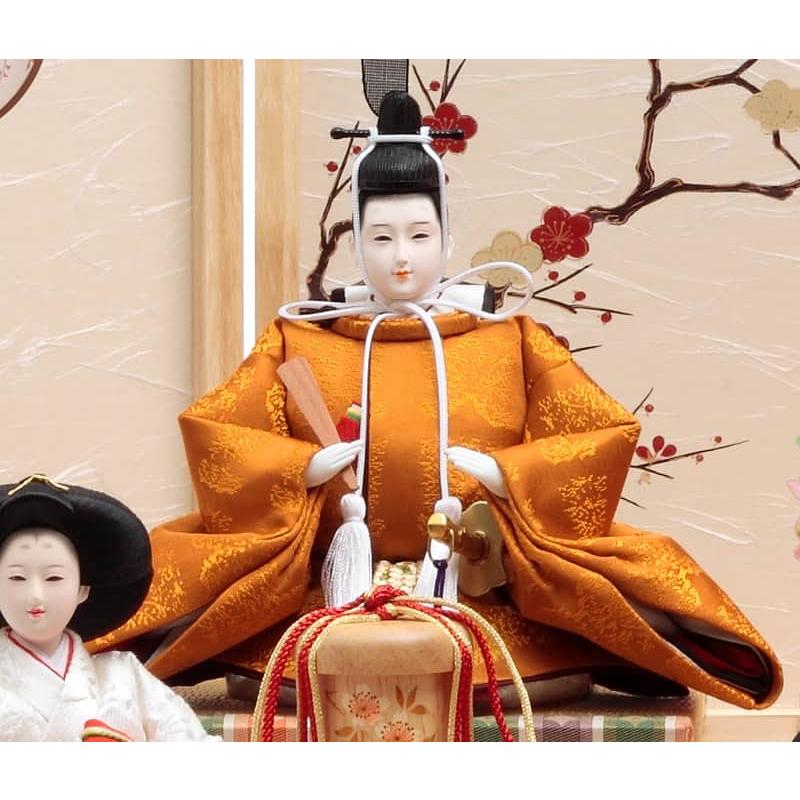 雛人形 久月 ひな人形 雛 三段飾り 五人飾り 光園作 正絹 芥子親王 三