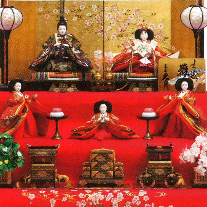 桐箱入り雛人形 七段飾り 【公式通販】