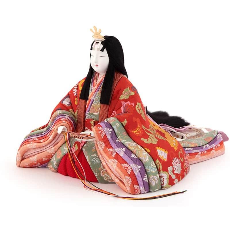 雛人形 真多呂 コンパクト ひな人形 雛 木目込人形飾り 五段飾り 十七