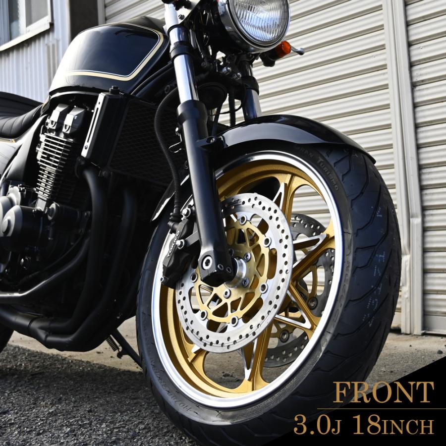 sr400 2H6 キャストホイール前後 F19. R18 sr400 2H6 キャストホイール