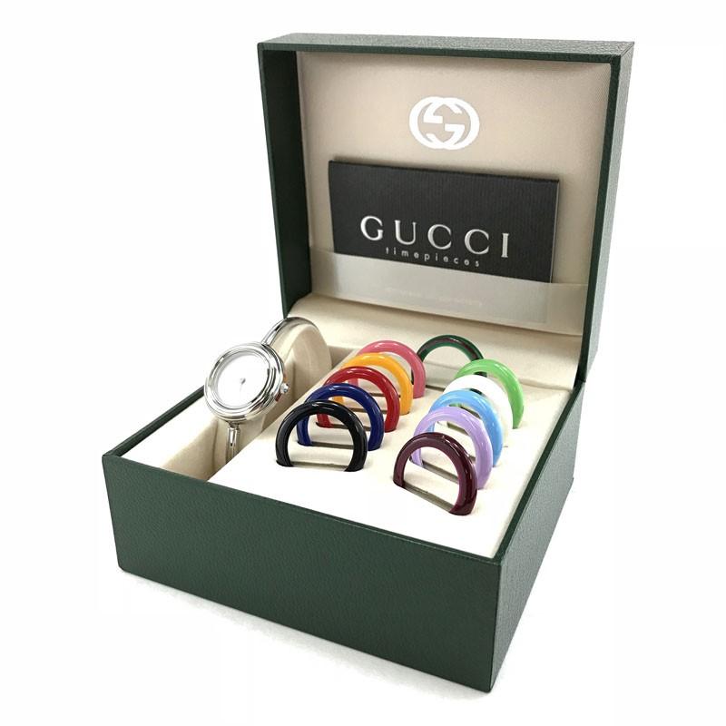 GUCCI（グッチ） 腕時計 チェンジベゼルウォッチ 着せ替え クォーツ