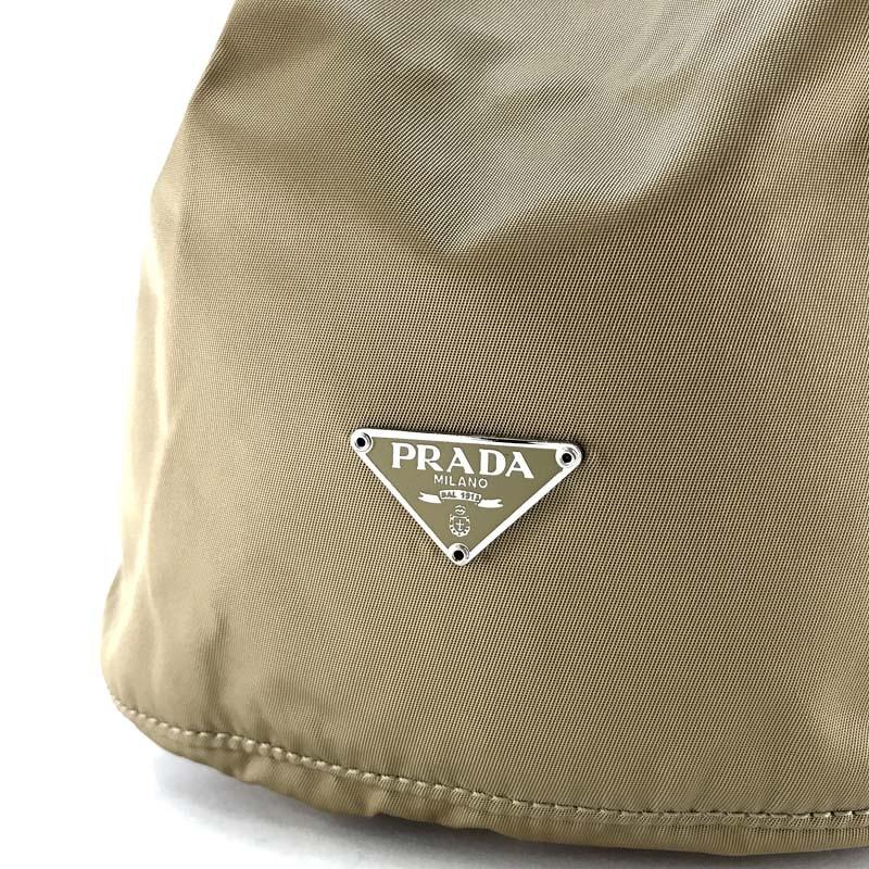 PRADA（プラダ） バッグ 巾着ポーチ テスート ナイロン ベージュ