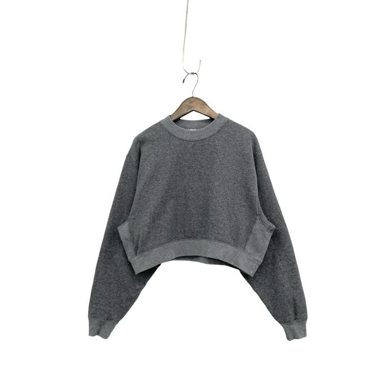 HYKE ハイク CROPPED SWEAT SHIRT クロップドスウェット カットソー