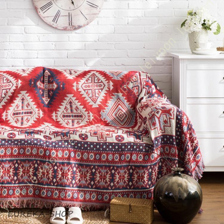 ヴィンテージ 風 マルチカバー 長方形 おしゃれ ソファカバー 多機能