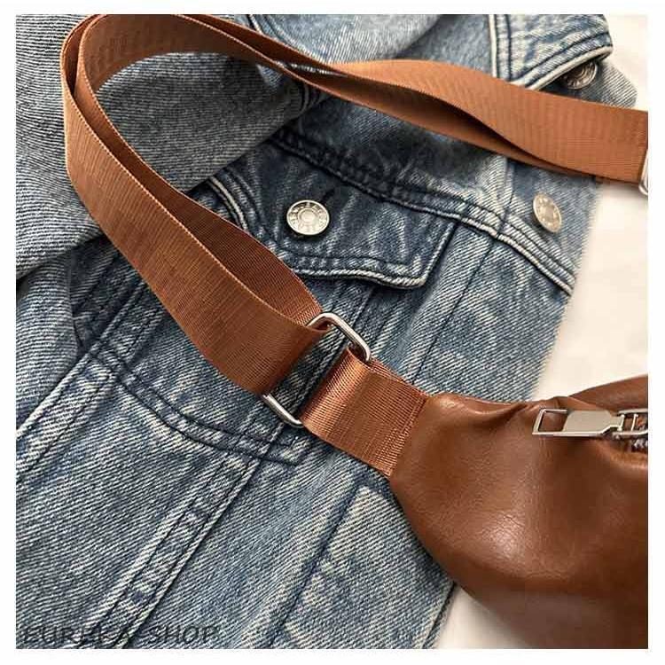 ボディバッグ レザー バッグ レディース ブラウン メンズ 斜めがけ