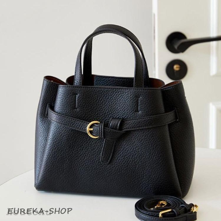 ハンドバッグ 本革 レディース バッグ ベルトデザイン セレモニー