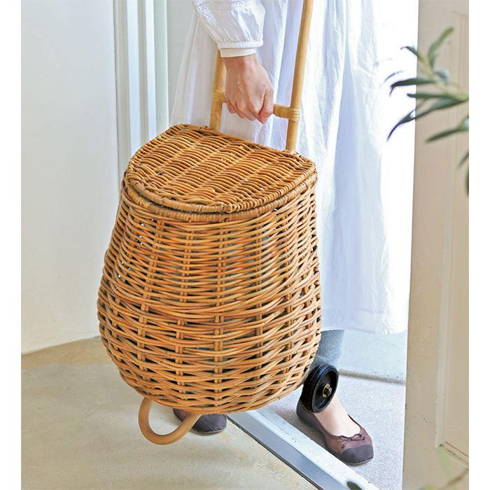 公式 籐ショッピングカート お買い物カート 買い物カゴ アラログ