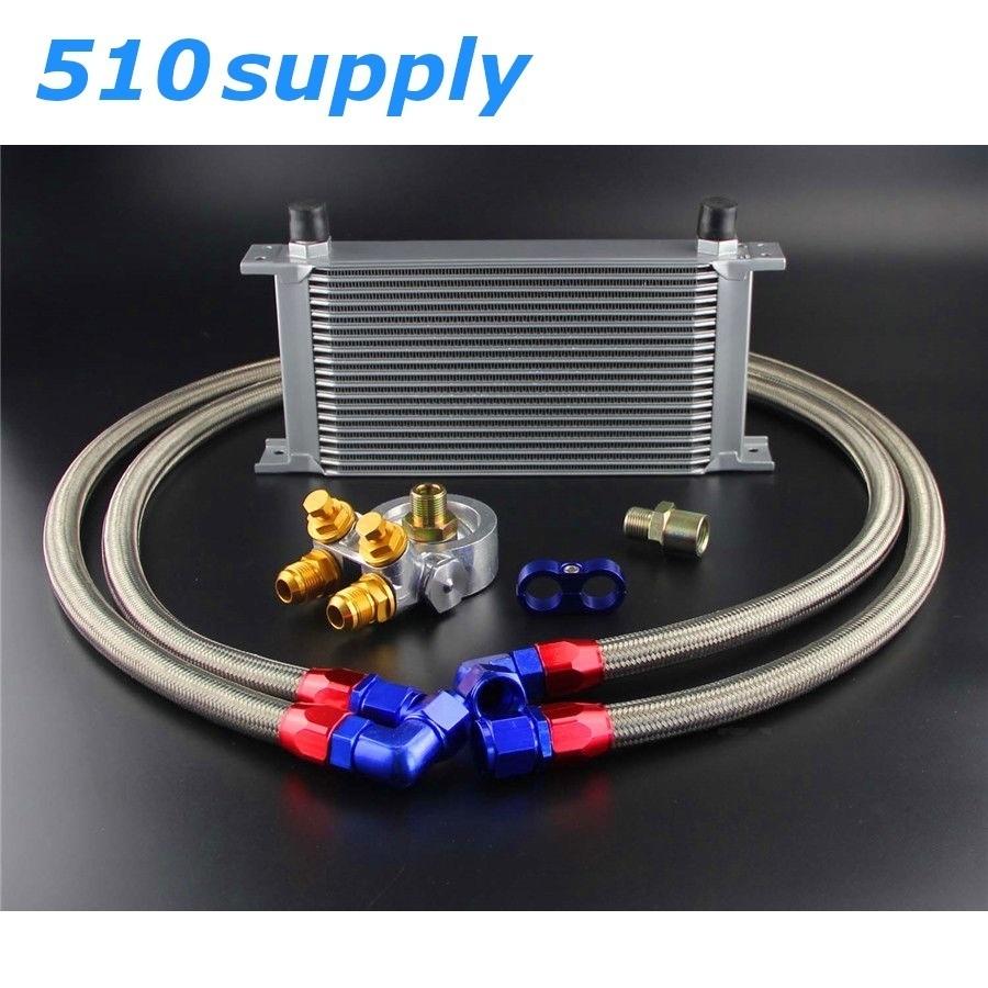 マツダ（Mazda） オイルクーラー RX-8 SE3P 19段 汎用 type3 シルバー