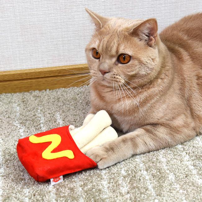 ゴロにゃんオリジナル 猫用おもちゃFLY. DO. ポテト (フライドポテト