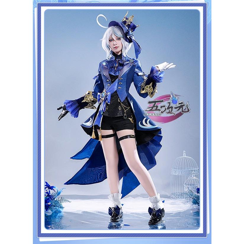 五次元 基萌 原神 コスプレ フリーナ・ウーシア 黒フリーナ 衣装