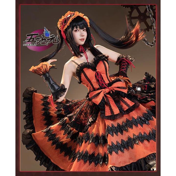 猫屋小舗 デート・ア・ライブ コスプレ 時崎狂三 衣装 ※ウィッグ 鞋
