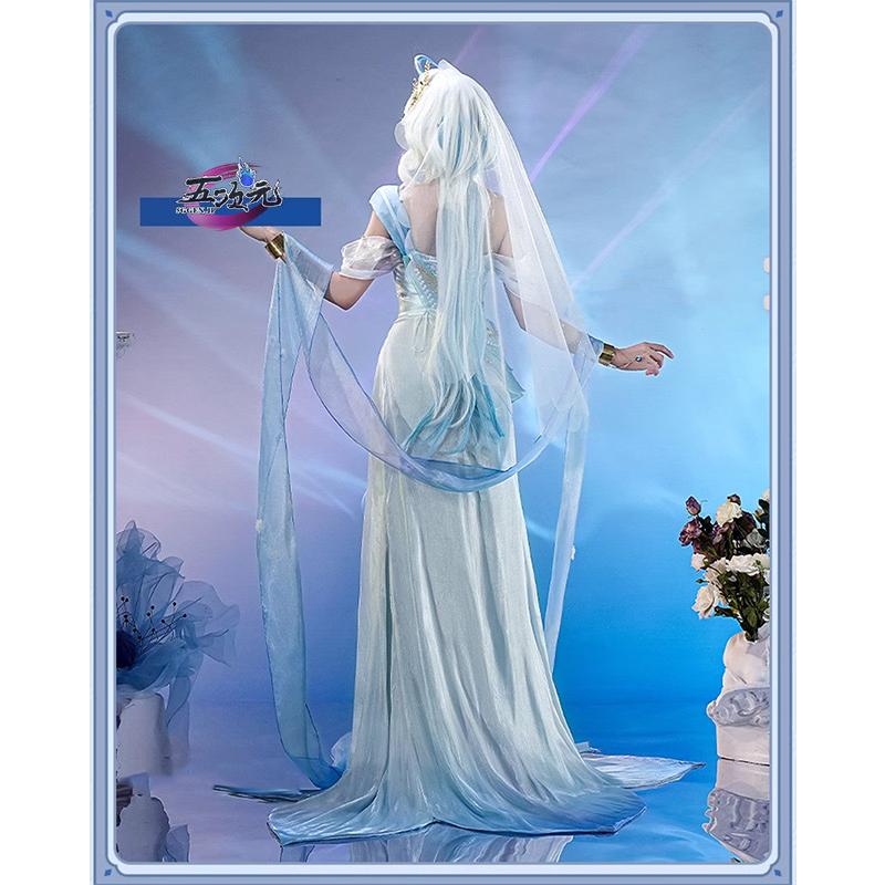 三分妄想 原神 コスプレ 水神 フォカロルス 潮汐の心 同人衣装