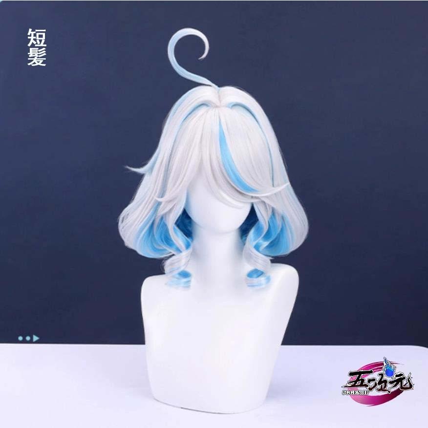 三分妄想 原神 コスプレ フリーナ ウィッグ 3種類（プネウマ・ウーシア