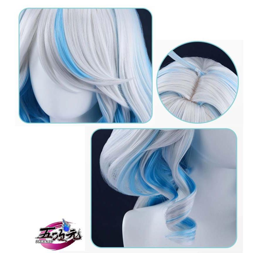 三分妄想 原神 コスプレ フリーナ ウィッグ 3種類（プネウマ・ウーシア