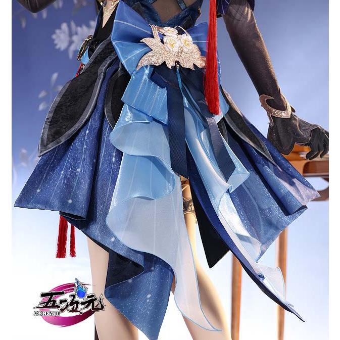 三分妄想 原神 コスプレ 甘雨 スキン 玄玉瑶芳 海灯祭 衣装 ※ウィッグ