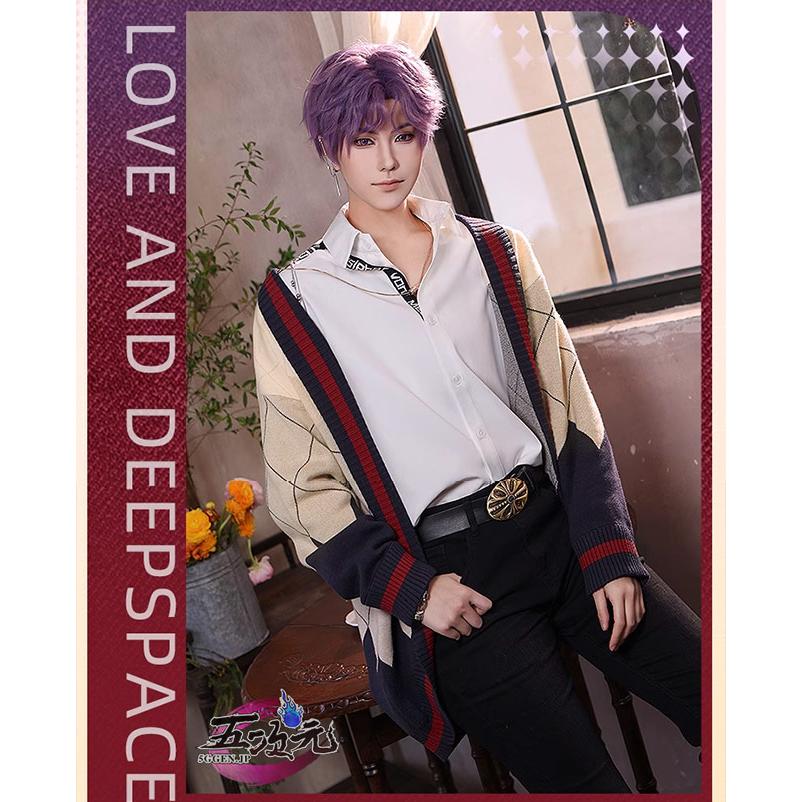 三分妄想 恋と深空 コスプレ ホムラ 非対称のロマン 衣装 ※ウィッグ