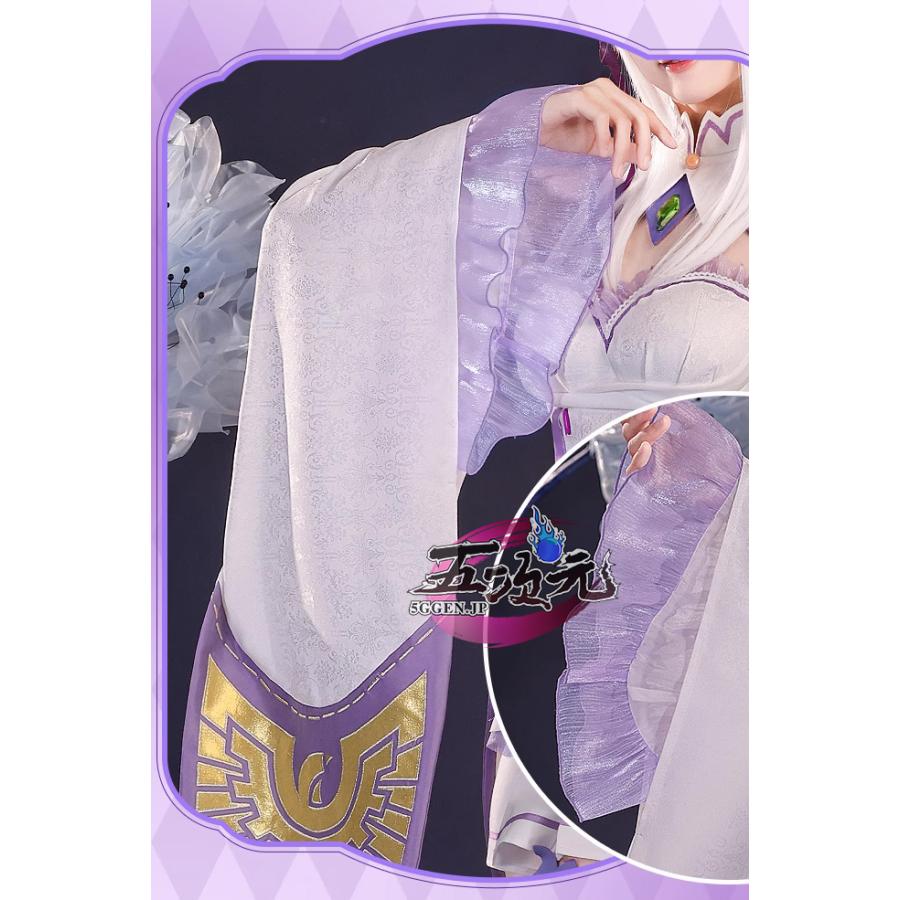 三分妄想 コスプレ Re：ゼロから始める異世界生活 エミリア 衣装