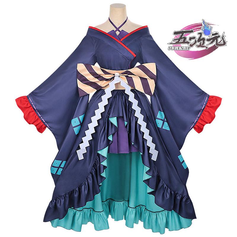 五次元 超かぐや姫！ 月見ヤチヨ コスプレ 衣装 ※ウィッグ ぬいぐるみ