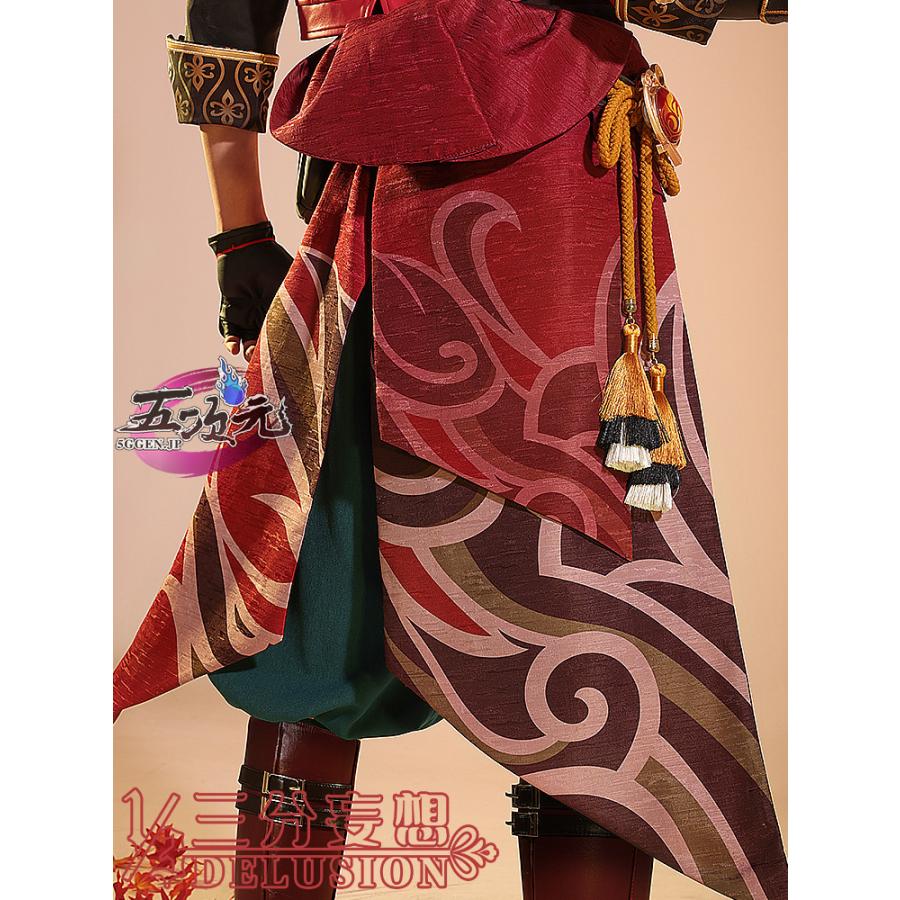 三分妄想 原神 コスプレ トーマ 衣装 ※ウィッグ 靴 追加可 : 五次元