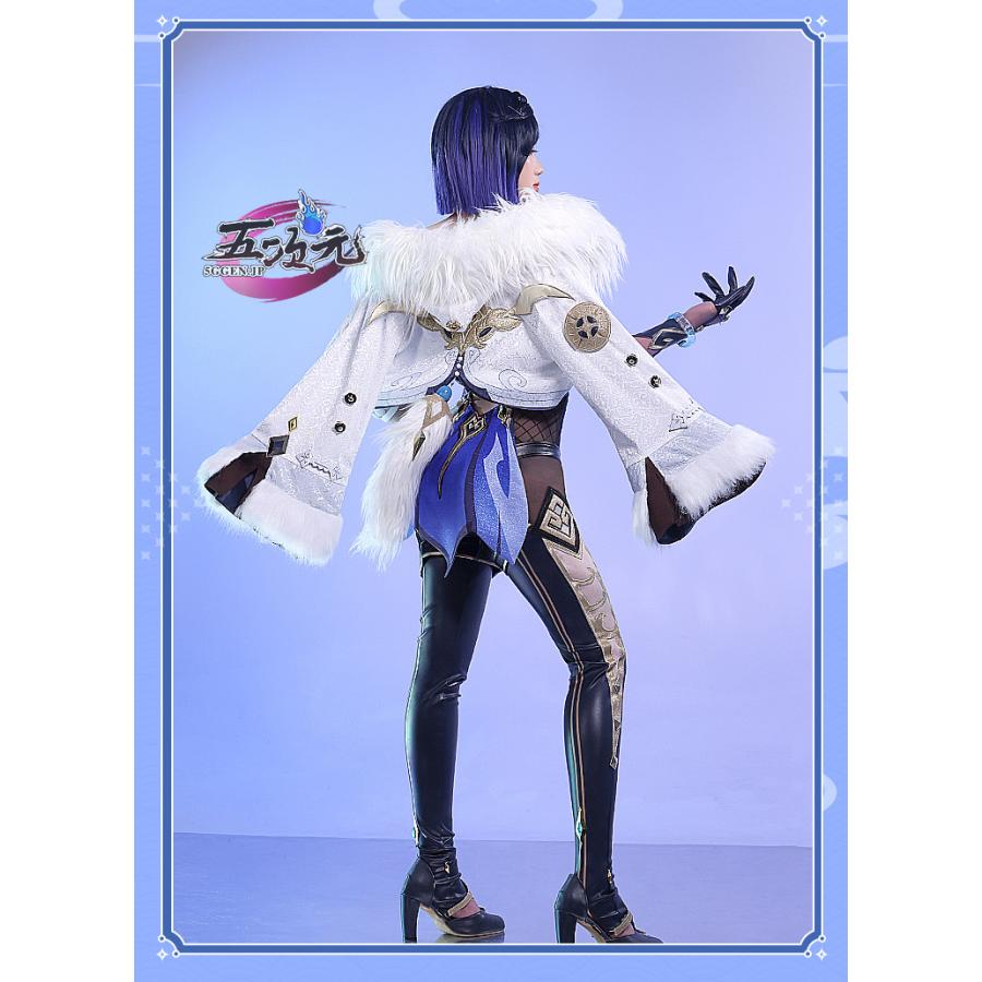 三分妄想 原神 コスプレ 夜蘭 イェラン 衣装 ※ウィッグ 靴 武器 追加可