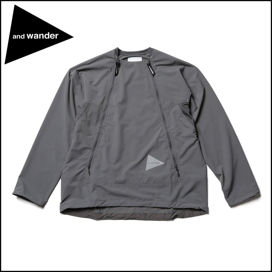 and wander（アンドワンダー） ポイント10% トレックプルオーバー 撥水