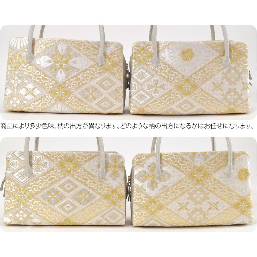 なごみや 和装バッグ フォーマル 通年用 日本製 正絹 利休バッグ