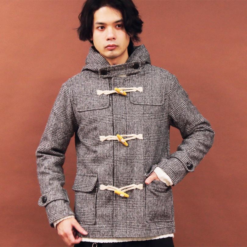 8 ダッフルコート メンズ ダッフルコート コート ショート : 8(eight