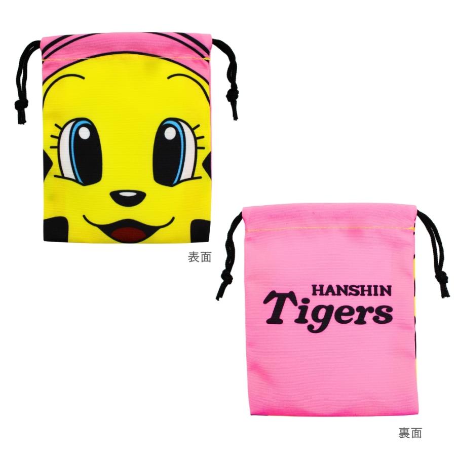 阪神タイガースグッズ マスコット集合巾着 4枚セット (トラッキー