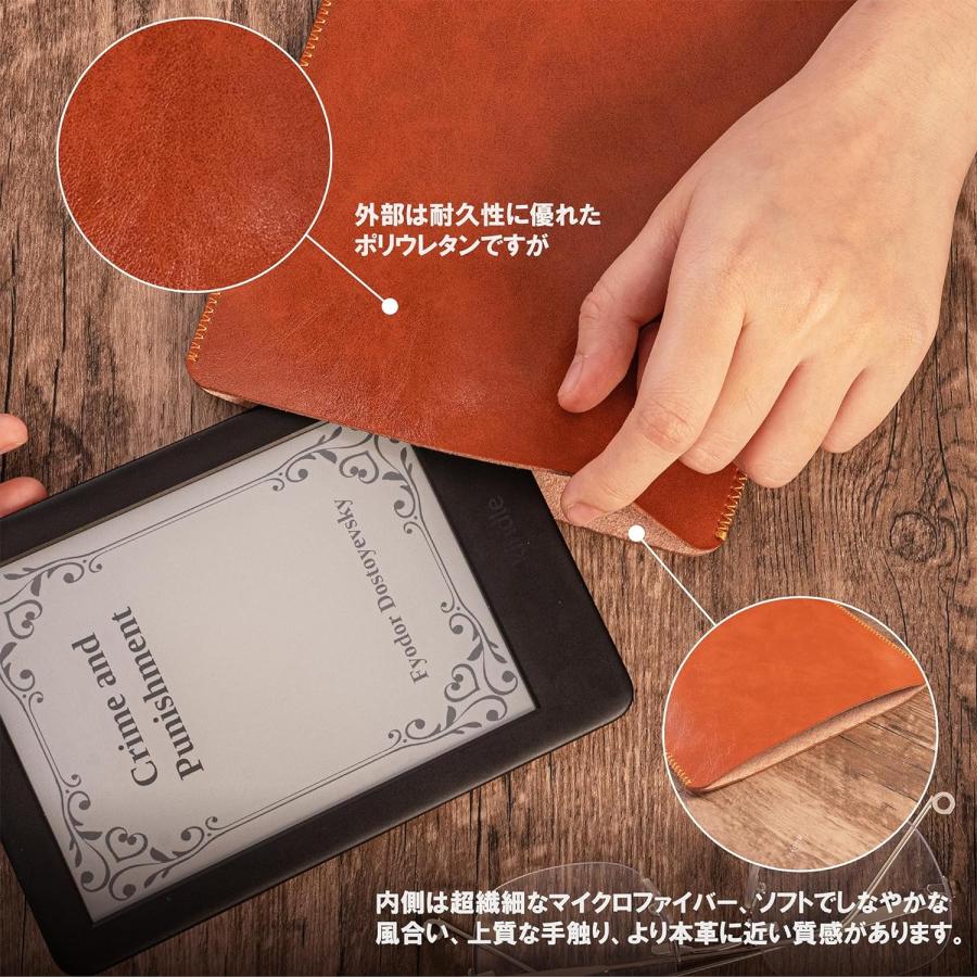 CM Tech 第11世代 Kindle Paperwhite レザーケース 薄型 超軽量 Kobo