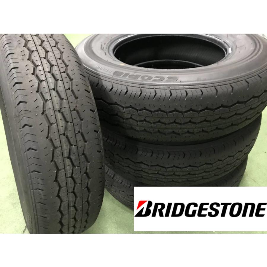 エコピア 送料無料 200系 ハイエース 純正 新車外し ブリヂストン