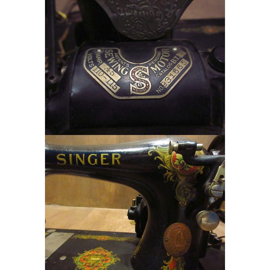 ビンテージ20's○SINGERウッドケース付きミシン○220802i8-otclct