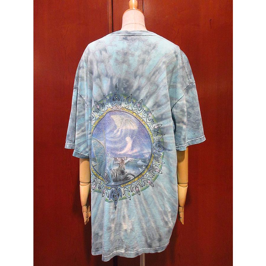 ビンテージ90's○Jimi HendrixプリントタイダイTシャツsize XL
