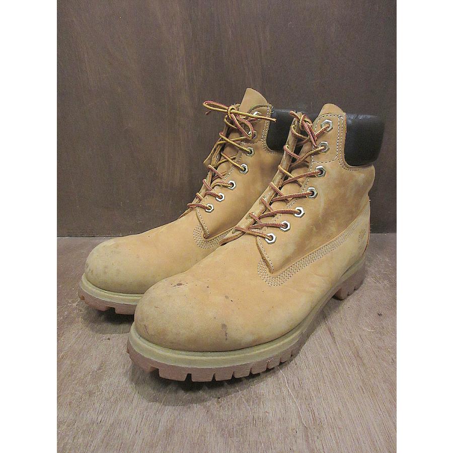 ビンテージ90's○Timberland 6インチプレミアムブーツ茶○250520j7-m