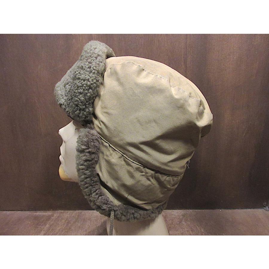 ビンテージ70's○Eddie Bauerフライトキャップカーキsize L○251208n6