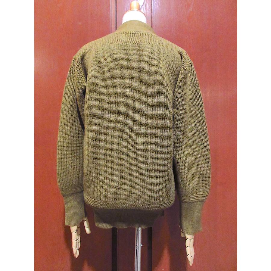 ビンテージ40's○USAAF A-1メカニックセーターオリーブグリーン