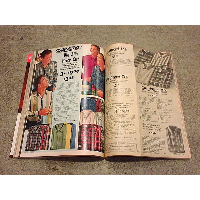 ビンテージ60's☆Sears 1967年 Winter Sale カタログ本☆200128f3
