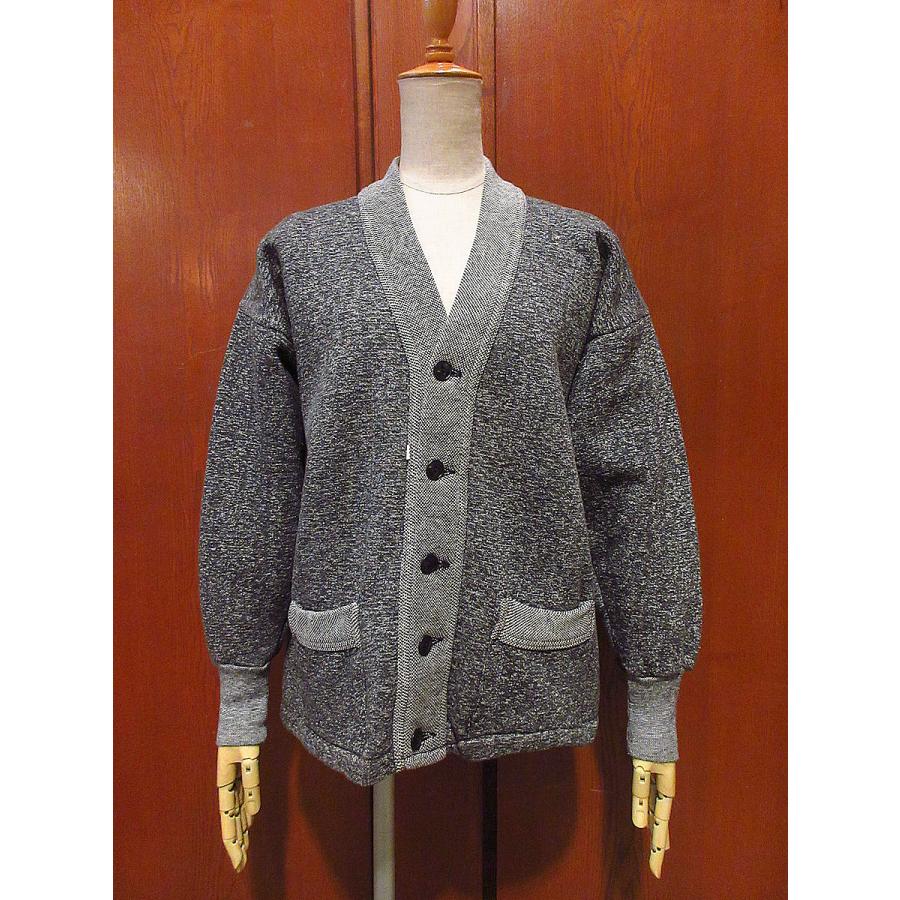 ビンテージ50's○DEADSTOCK WALKERソルト&ペッパーコットンスウェット