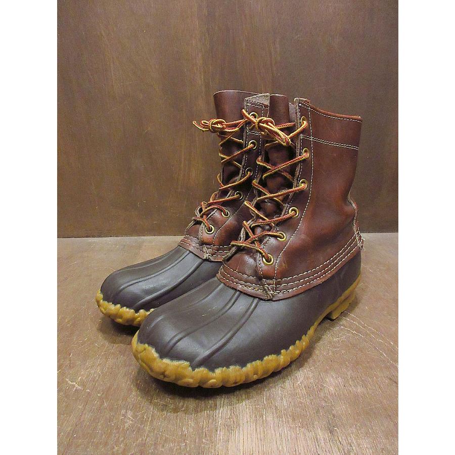 ビンテージ80's○L.L.Beanビーンブーツ茶○240404j1-m-bt-25cm