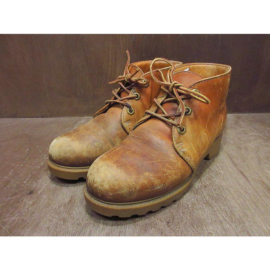 ビンテージ80's90's○Timberlandレザーブーツ茶○240718j6-m-bt-23cm