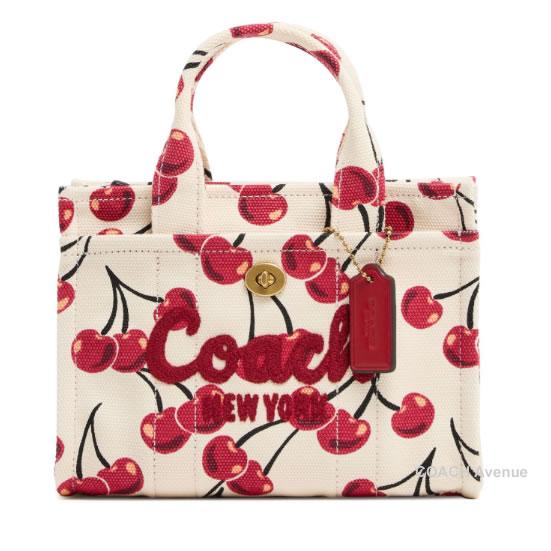 COACH（コーチ） さくらんぼ柄が可愛い COACH CZ104 カーゴ トート