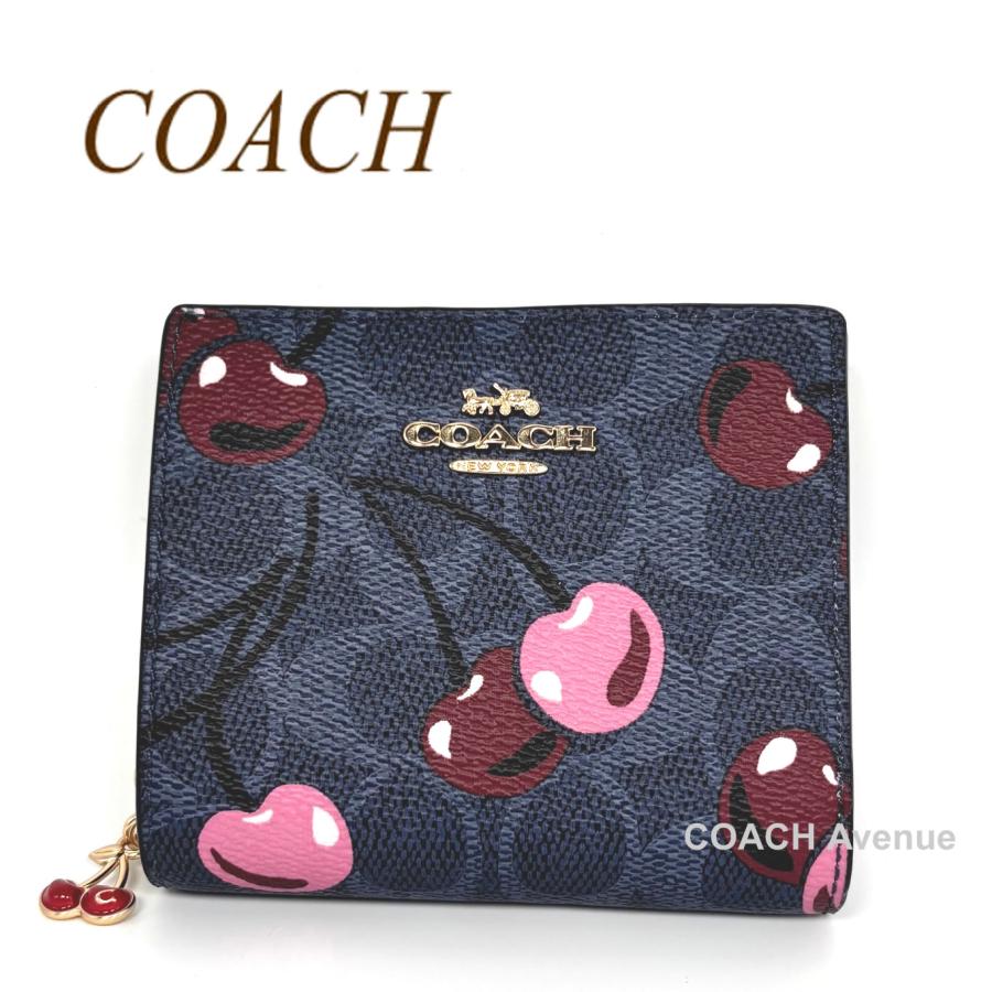 COACH（コーチ） さくらんぼ柄が可愛い COACH CZ347 スナップ