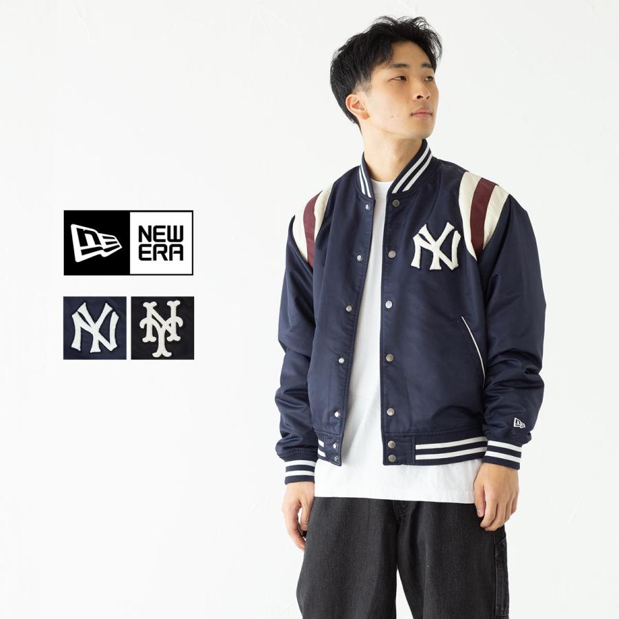 NEW ERA（ニューエラ） ナイロン バーシティジャケット 中綿
